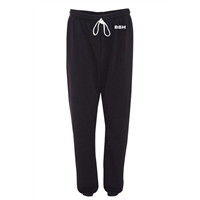 Unisex Bella & Canvas Fleece Jogger Sweatpants - Black