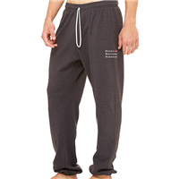 Unisex Sponge Fleece Long Scrunch Pants - Charcoal - X-Large